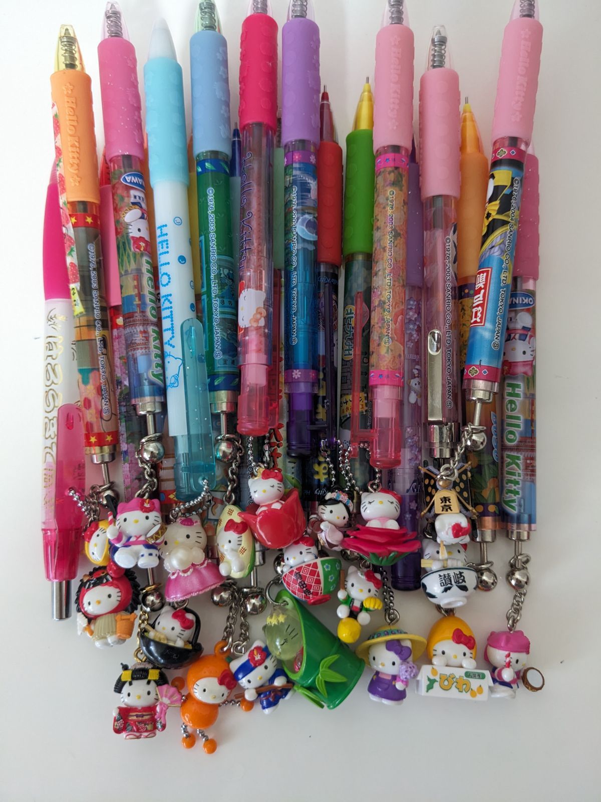 ご当地キティちゃんHELLOKITTY着るみKTボールペンシャープペンまとめ
