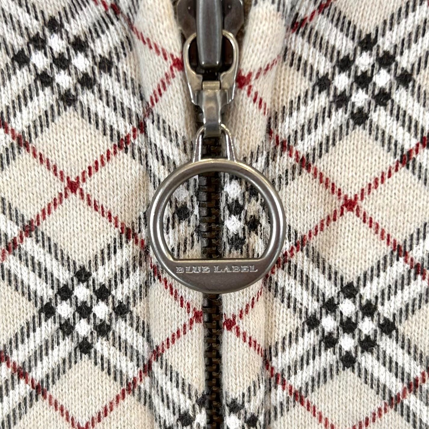 美品 BURBERRY BLUE LABEL バーバリーブルーレーベル ホースロゴ刺繍
