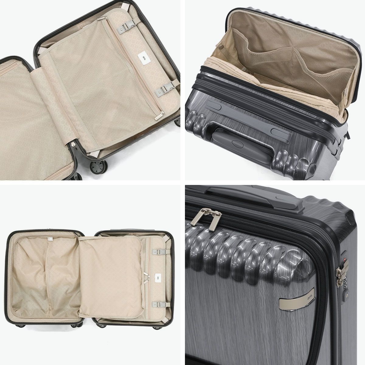 エーストーキョー スーツケース フロントオープン 機内持ち込み ace