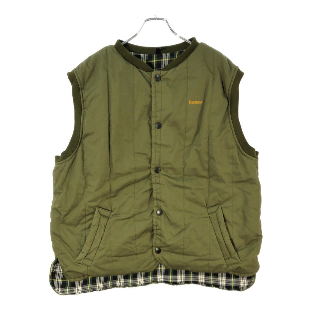 Barbour TREKKER WAISTCOAT オリーブ　キルティングベスト 90年代 イングランド製 Barbour バブアー TREKKER WAISTCOAT
