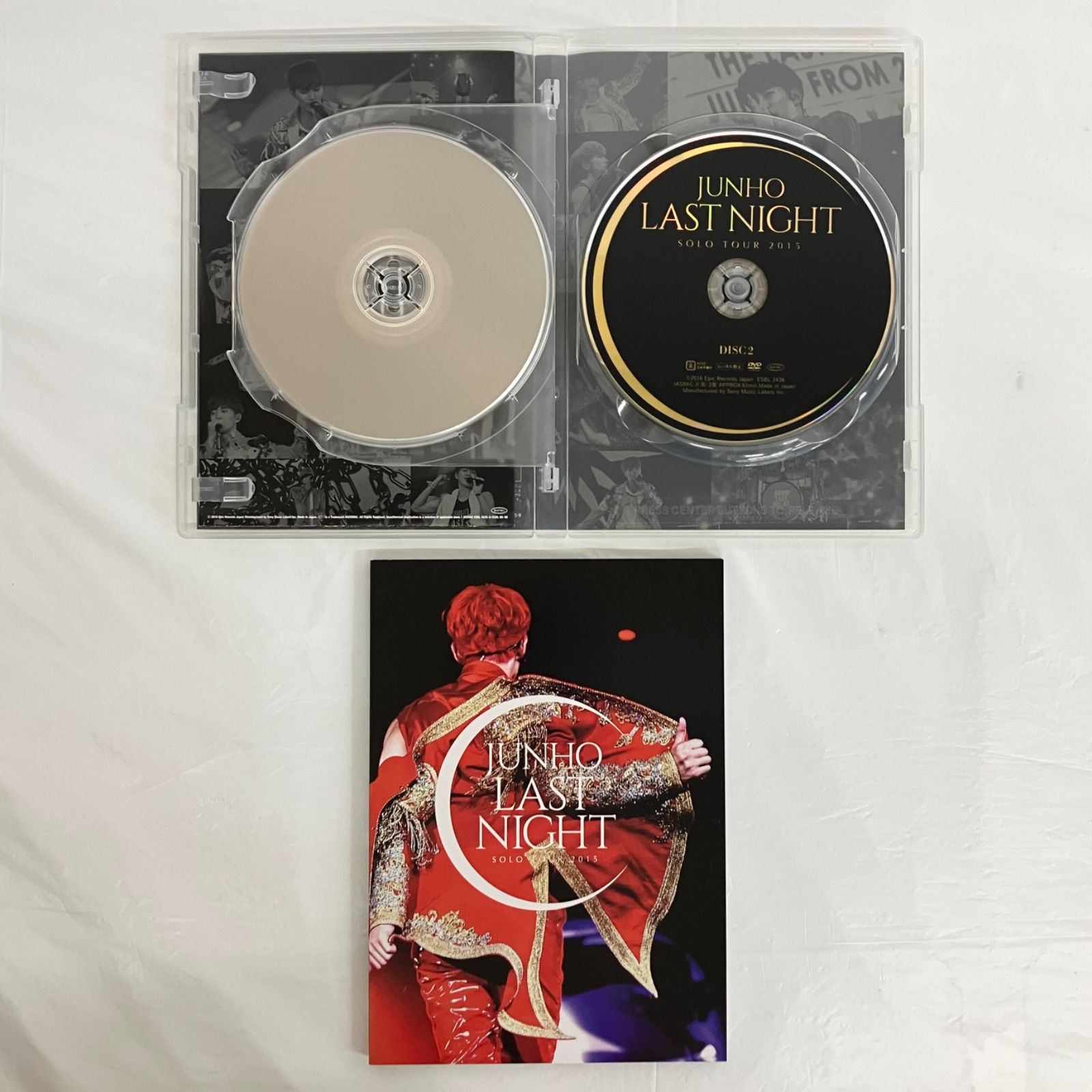  JUNHO Solo Tour 2015 LAST NIGHT” 初回生産 盤 DVD NL 1546 f 117 ミュージック DVD
