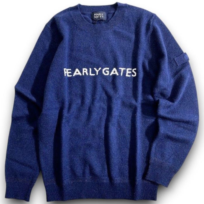 PEARLY GATES パーリーゲイツ ゴルフ カシミア100％ フロントロゴ