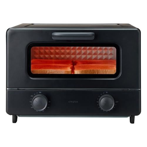 simplus トースター 1200 W 焼き 80℃?230℃ タイマー付き 温度無段階調整 簡単手入れ コンパクト SP-TF 01 焼き|ブラック e 5 beaeb 43