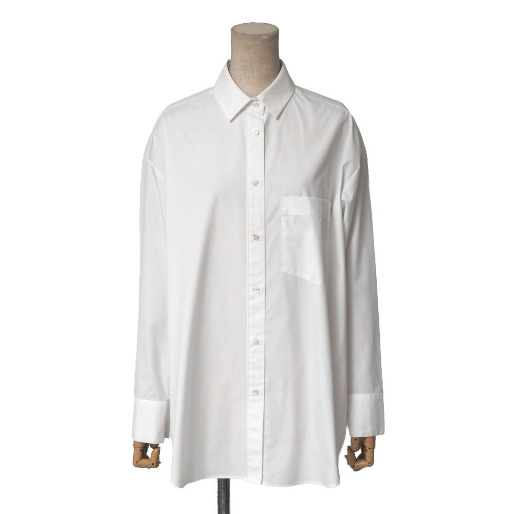 □美品□theory luxe セオリーリュクス 長袖シャツ サイズ38 ブラウス