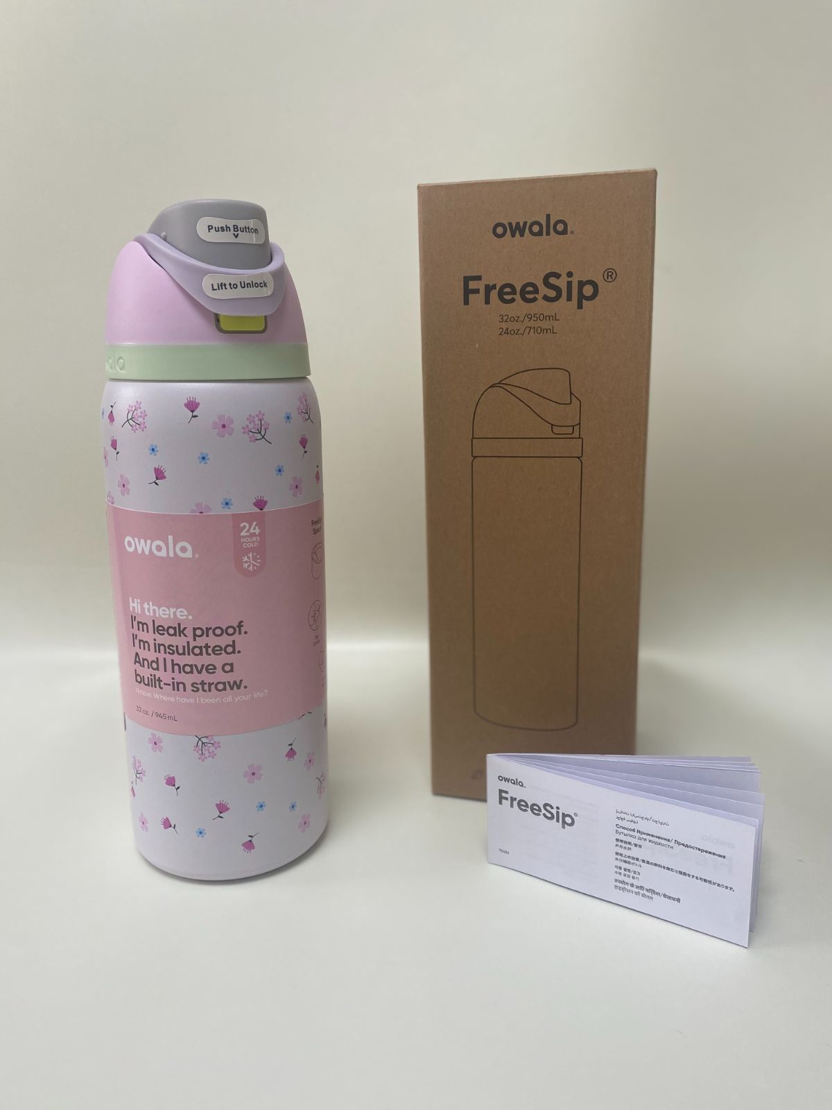 Owala FreeSipステンレススチールウォーターボトル32oz - メルカリ