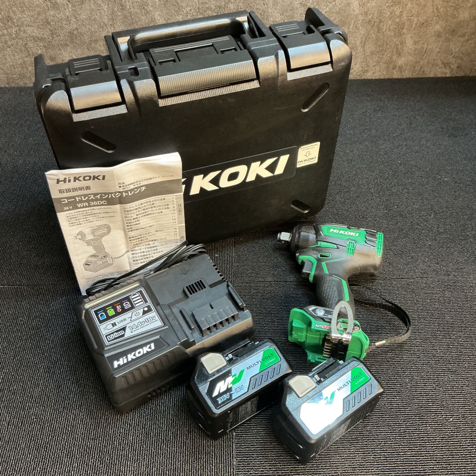 ♥ HiKOKI|ハイコーキ コードレスインパクトレンチ WR 36 DC 2 XP