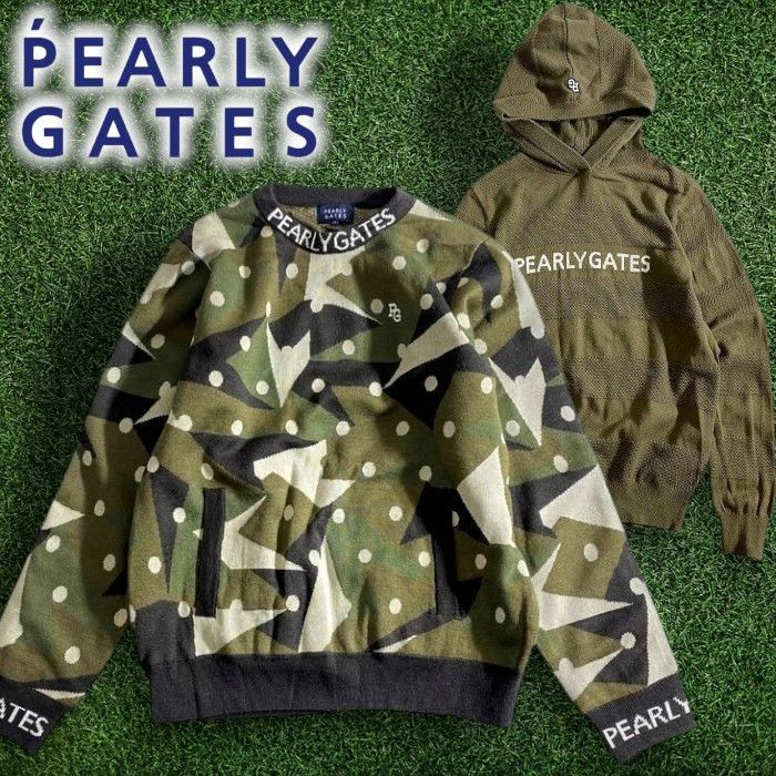 □PEARLY GATES パーリーゲイツ ゴルフ カシミヤタッチ ストレッチ
