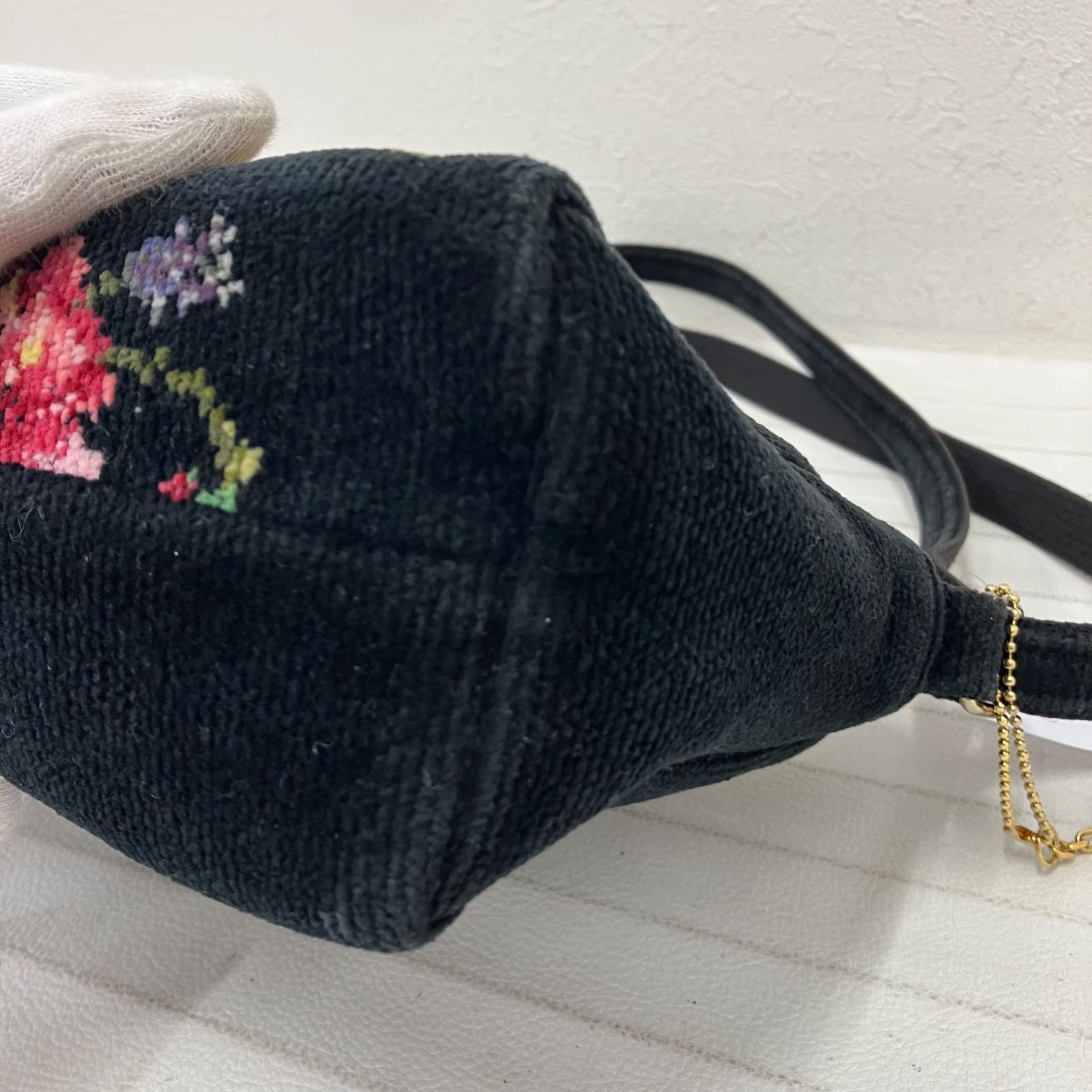 8589 FEILER フェイラー ラビリンス ショルダーバッグ シュニール織り