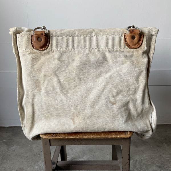 40s USA製 US MAIL キャンバス メールバッグ ショルダーバッグ 生成り