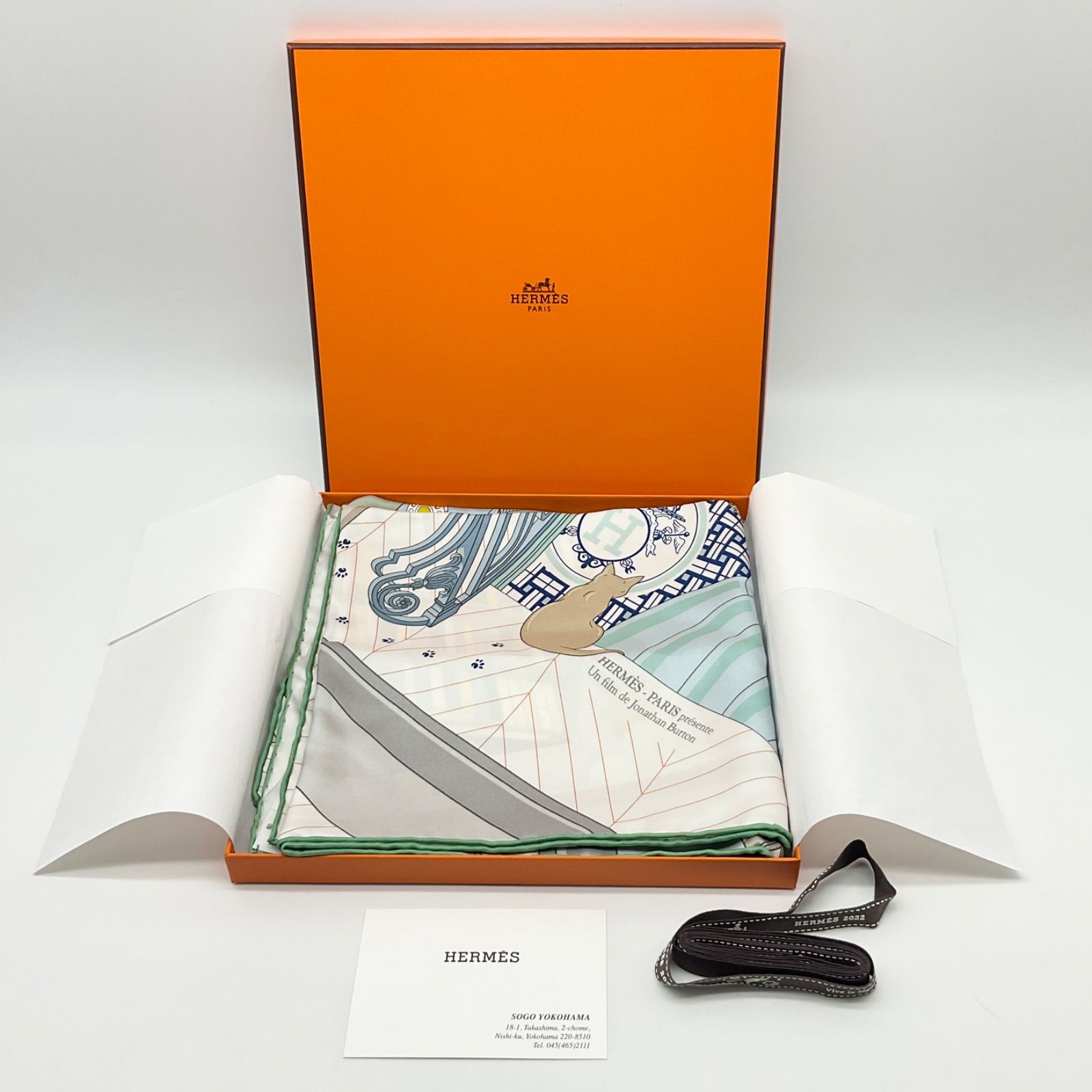 【8/31までの出品】エルメス スカーフ カレ90 〈24番地のミステリー〉 HERMES エルメス カレ90 スカーフ MYSTERE AU 24 24番地のミステリー