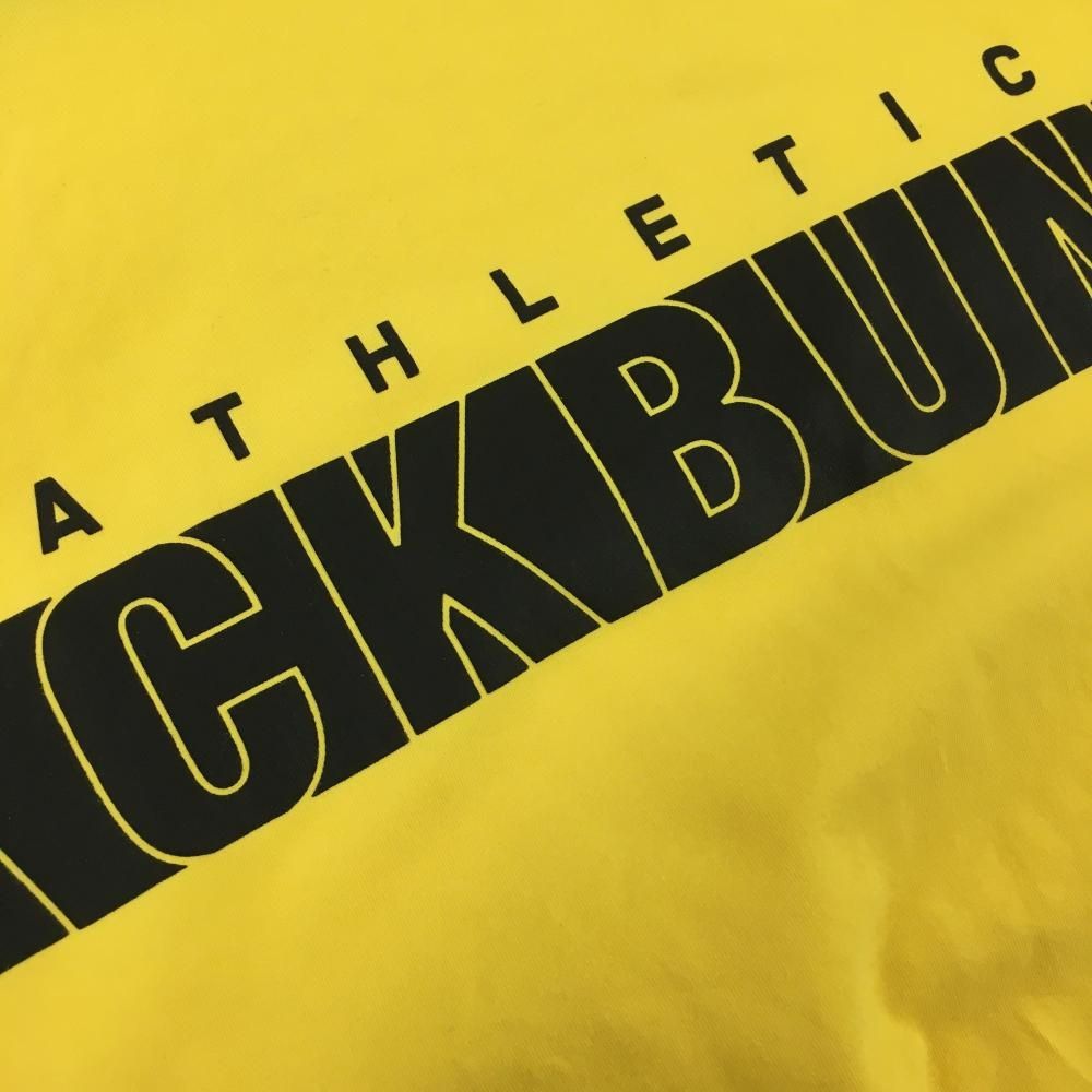 美品】ジャックバニー 長袖ハイネックシャツ イエロー×黒 フロントロゴ