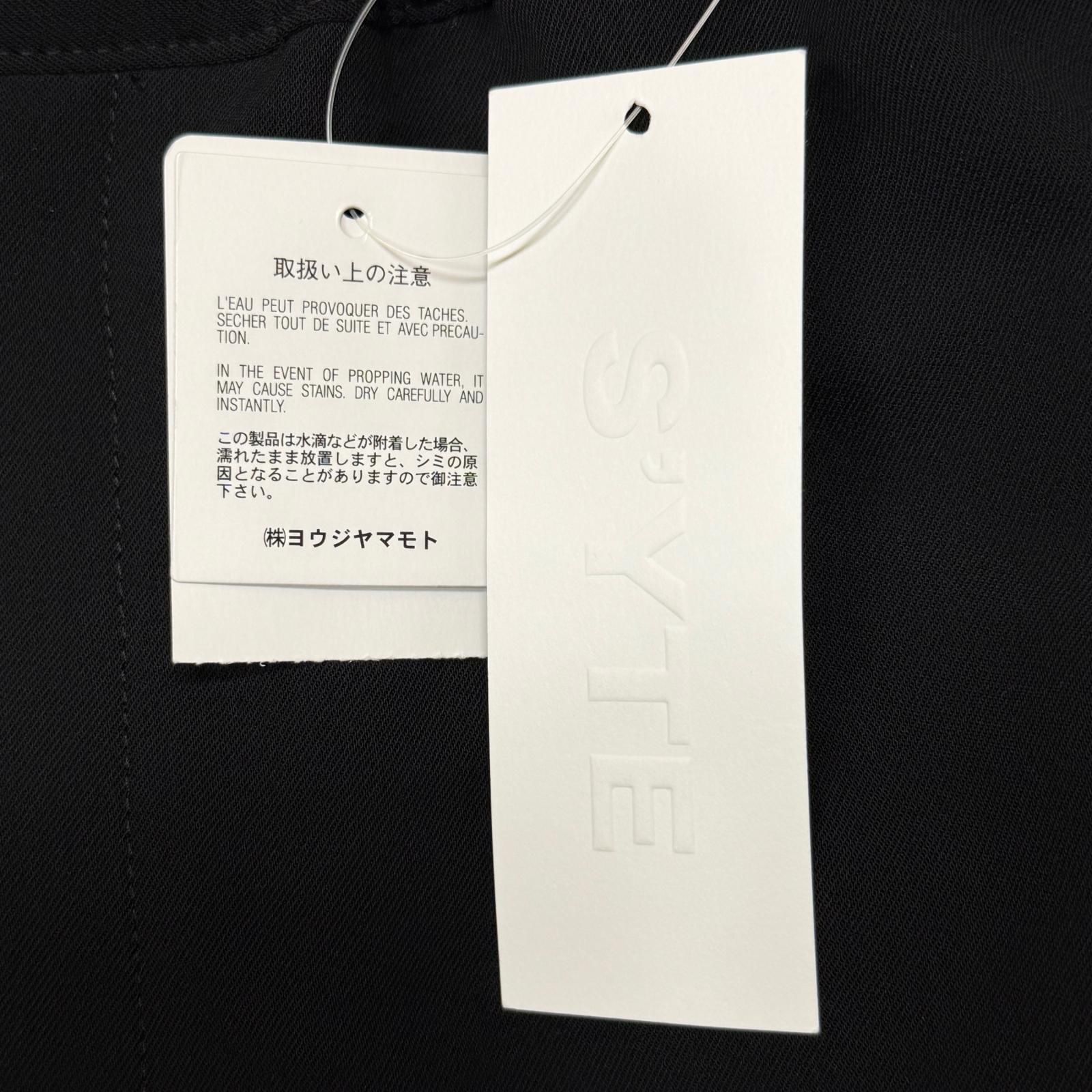 参考上代34100円 未使用 S'YTE WRAP ASYMMETRY PANTS アシンメトリーパンツ サイト UI-P05-915 ブラック 3 （6889M） 参考上代34100円 未使用 S'YTE WRAP ASYMMETRY PANTS アシンメトリー