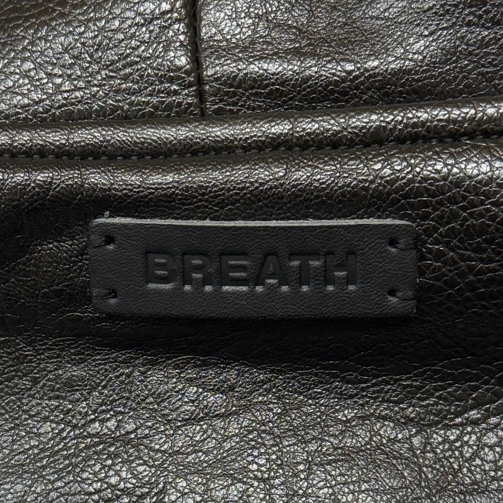 参考上代46200円 BREATH FAUX LEATHER FUR HOODED JACKET ファー 