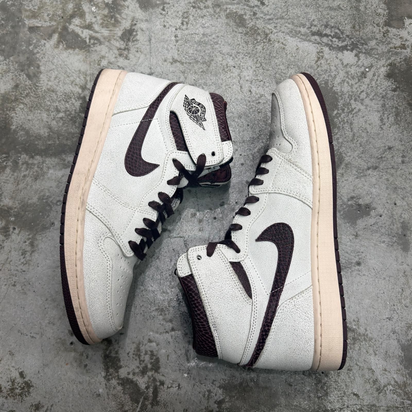 NIKE A Ma Maniere × Nike Air Jordan 1 Retro High OG Sail and 