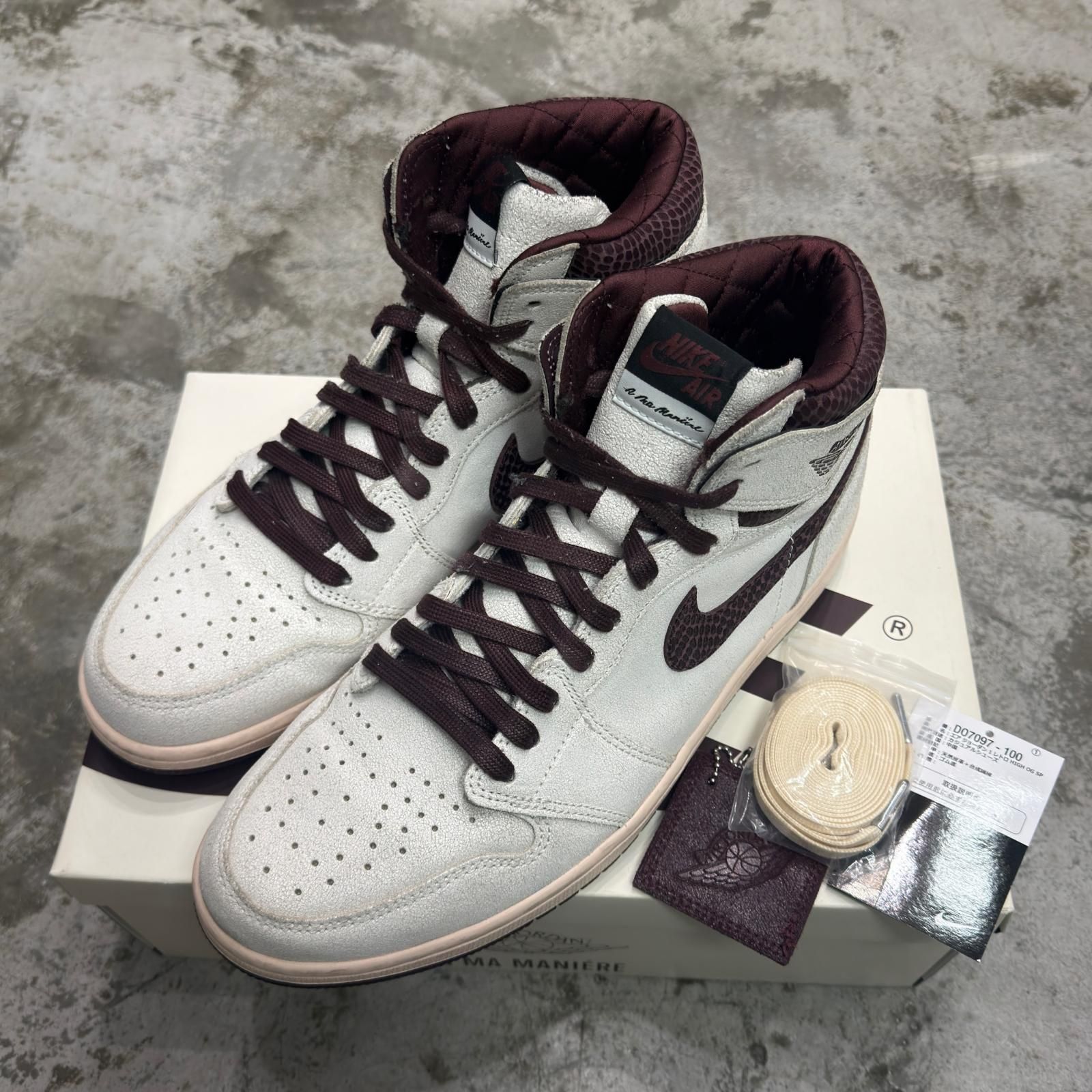 NIKE A Ma Maniere × Nike Air Jordan 1 Retro High OG Sail and 