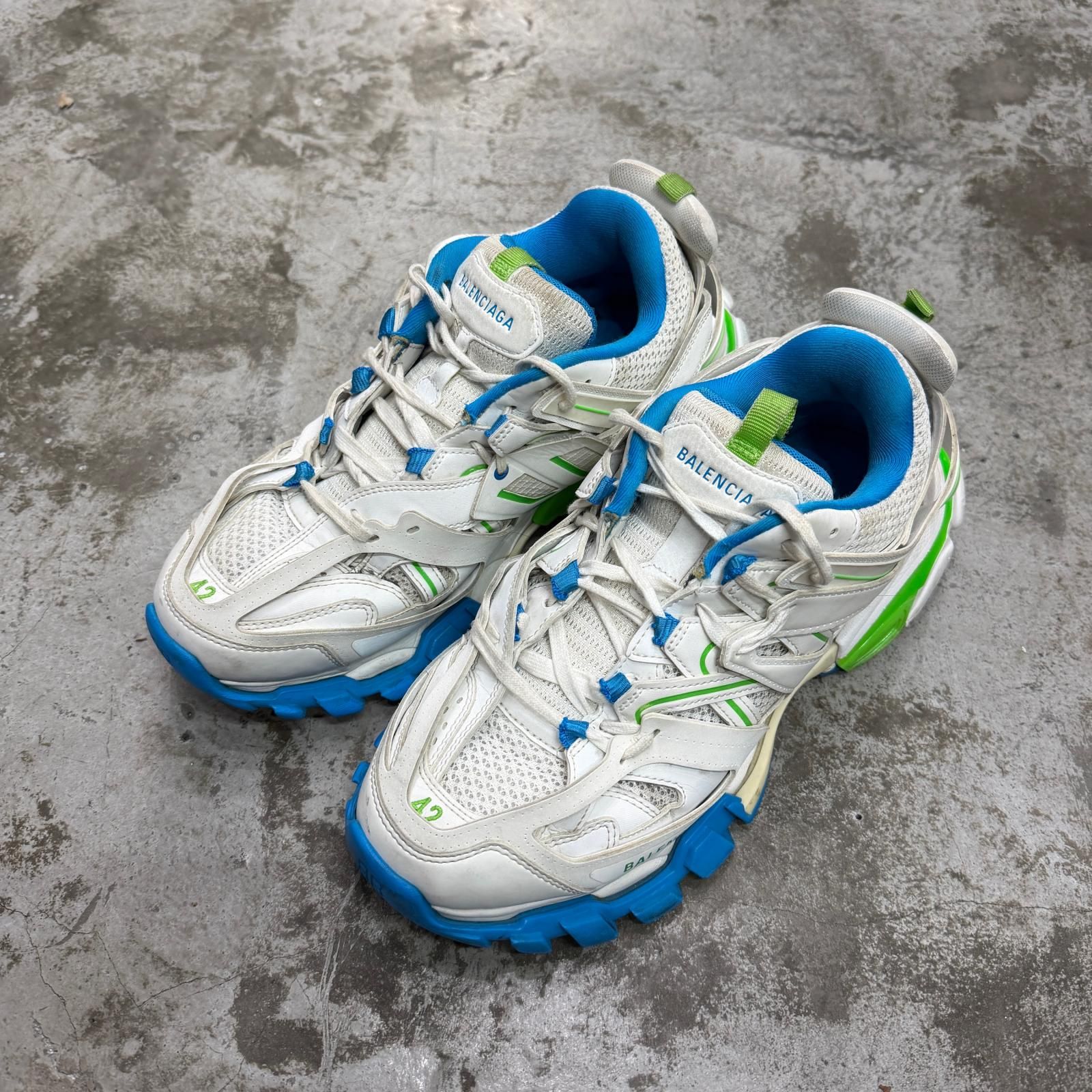 BALENCIAGA Track トラック スニーカー バレンシアガ 542023 グレー 42 