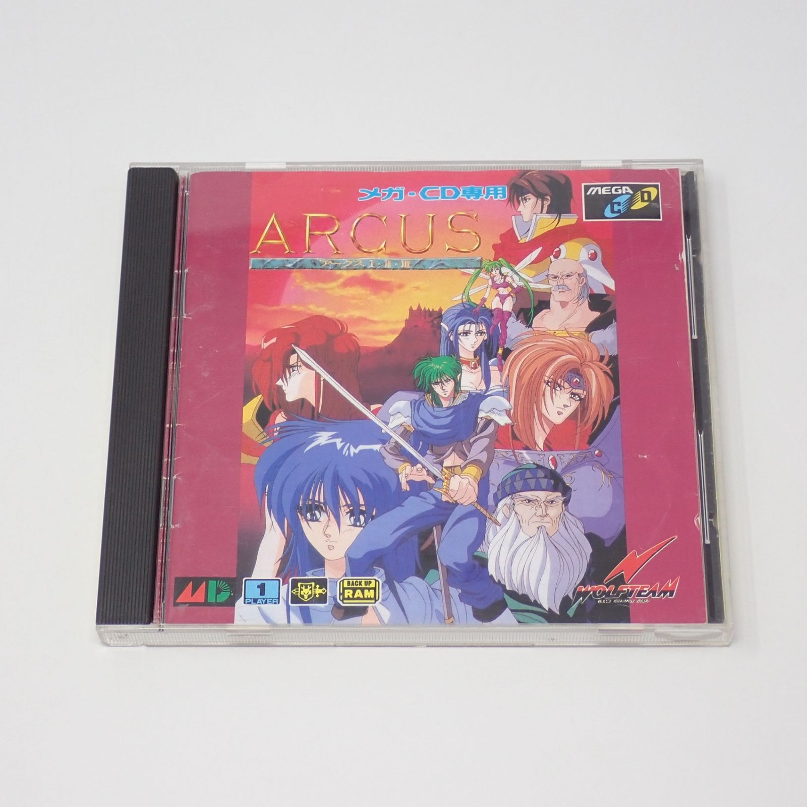 アークス I・II・III メガドライブCD WOLF TEAM 箱・説明書あり - メルカリ