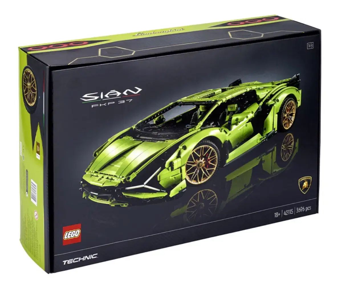 LEGO テクニカル シアン カートン