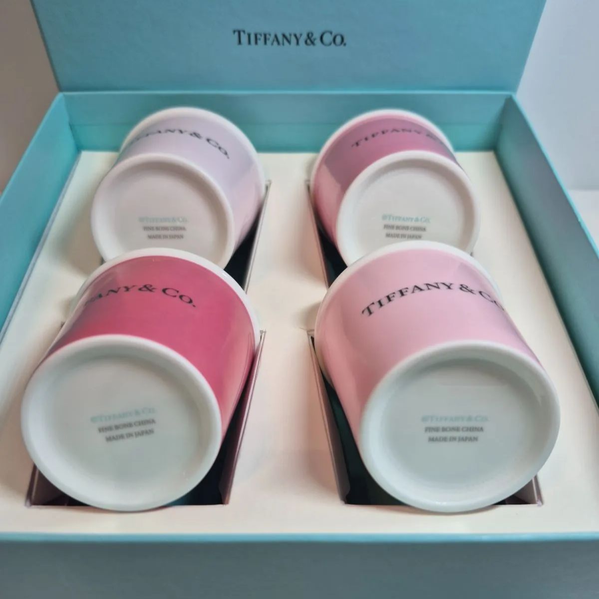  ティファニー カップセット ピンク ボーンチャイナ コップ グラス コップ グラス 酒器