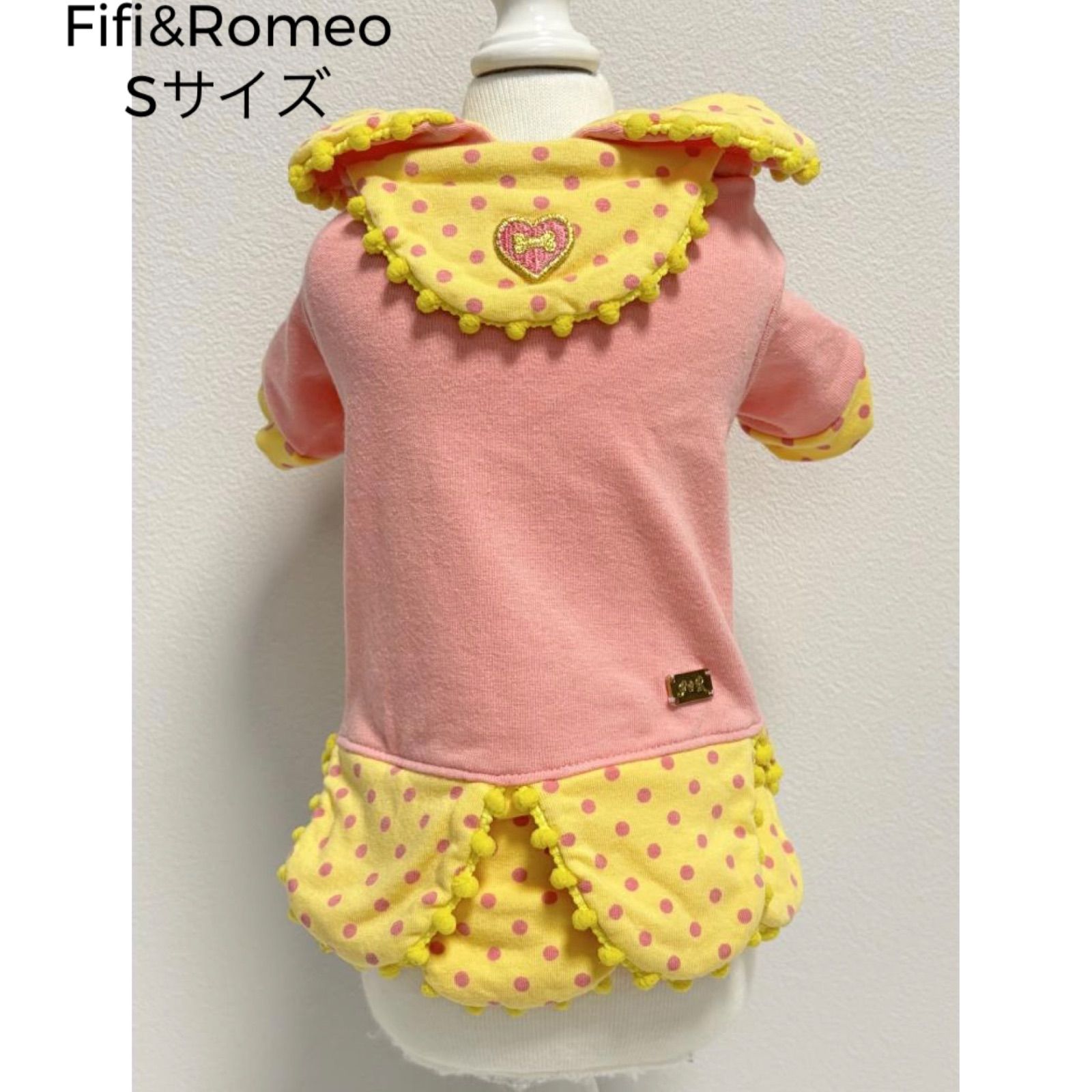 フィフィアンドロメオFifi&Romeo犬用品 未使用 タグ付き Fifi&Romeo フィフィ＆ロメオ 【XS】淡パープル