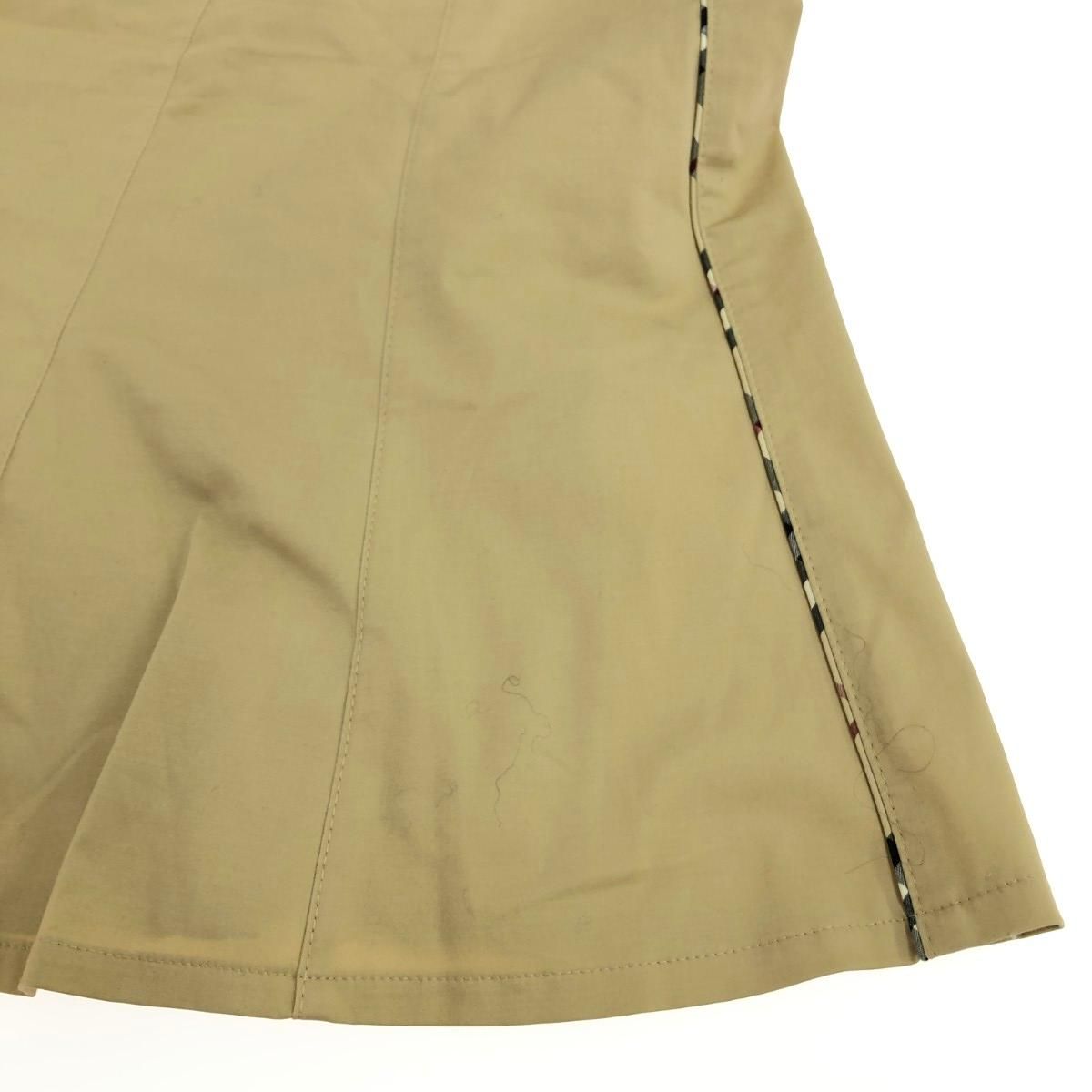 BURBERRY LONDON バーバリーロンドン チェックパイピングスカート