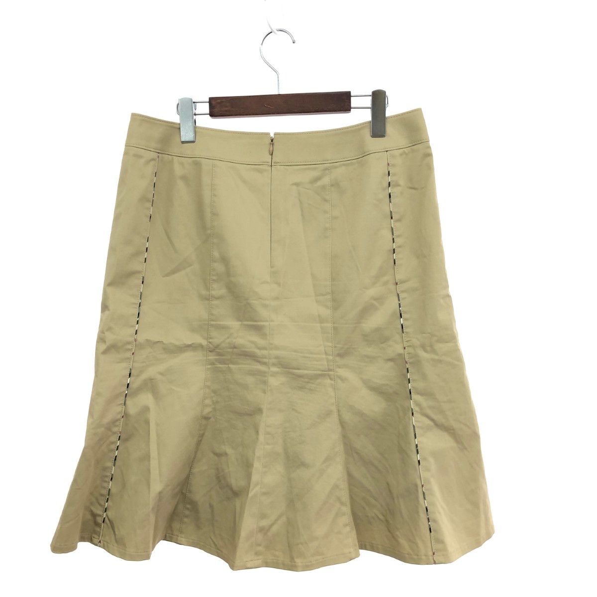 BURBERRY LONDON バーバリーロンドン チェックパイピングスカート