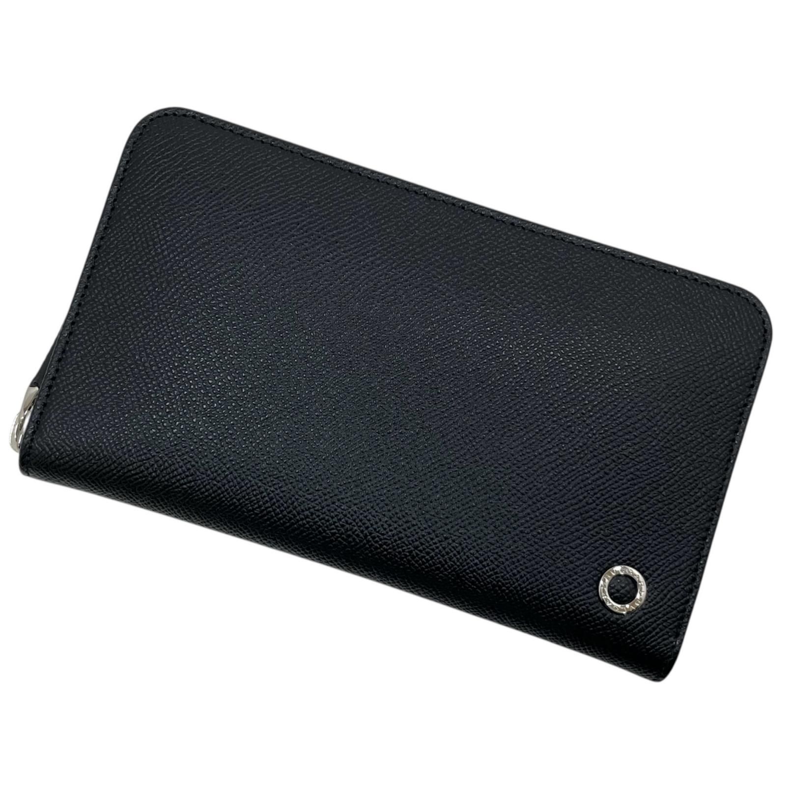 BVLGARI | ブルガリ ラウンドファスナー長財布 284230 ブラック【尾張 