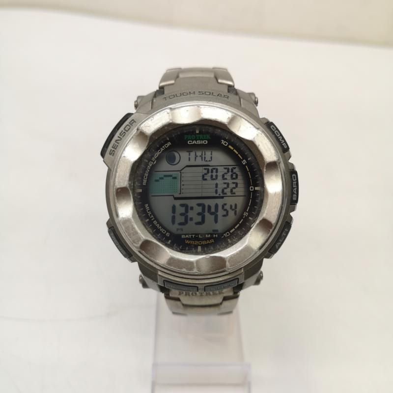 カシオ PROTREK プロトレック 電波 ソーラー デジタル 腕時計 PRW