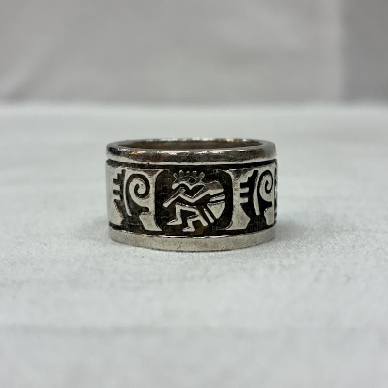 サード ホピ オーバーレイ ココペリ シルバー 925 インディアン