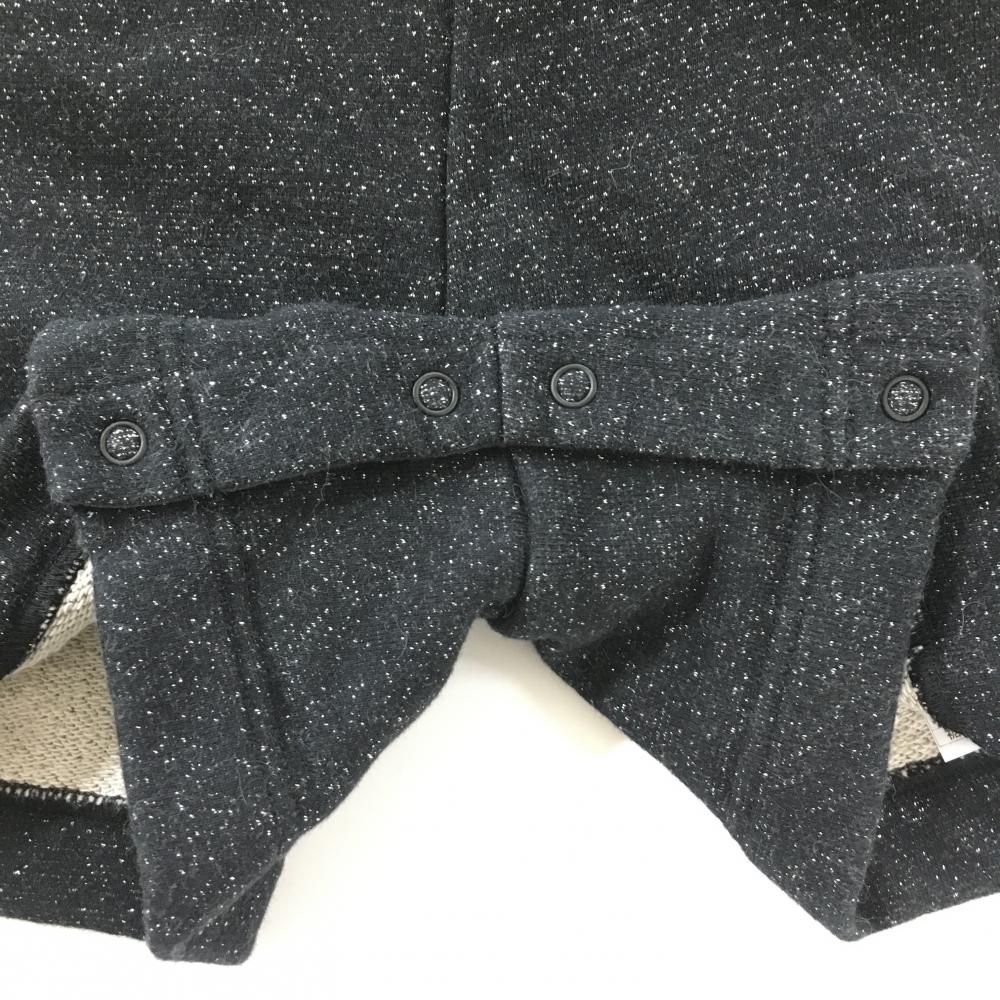 美品】マークアンドロナ オールインワン 黒 一部ベロア ラメ 