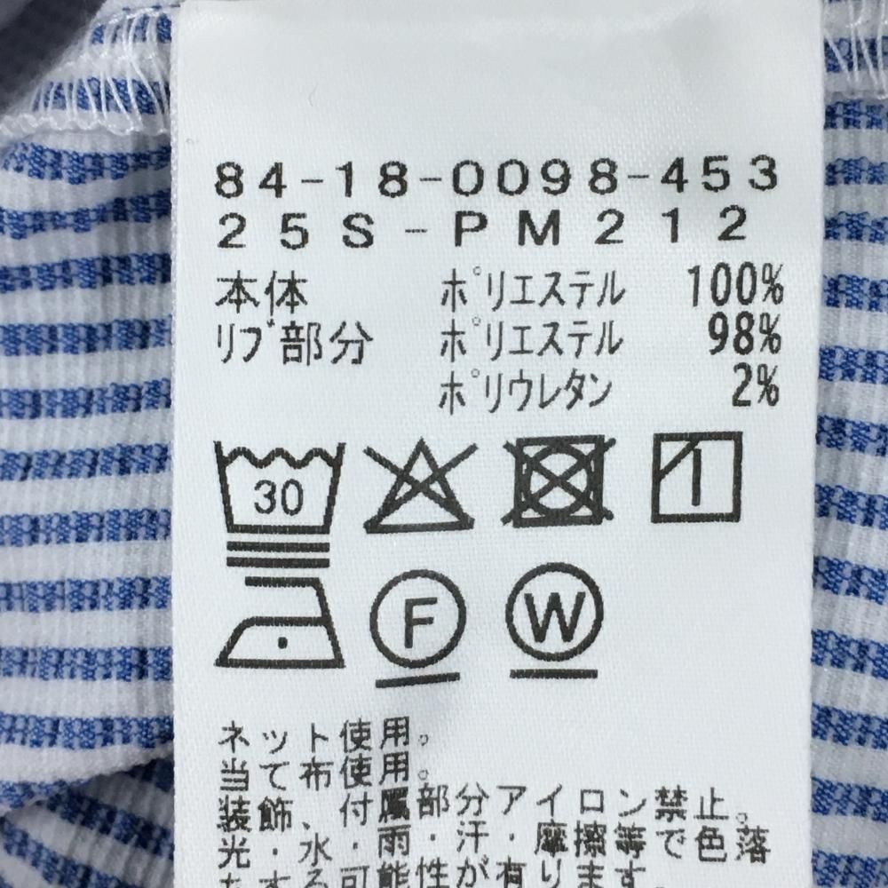 超美品】ビームスゴルフ スニード ライトブルー×白 サッカー生地