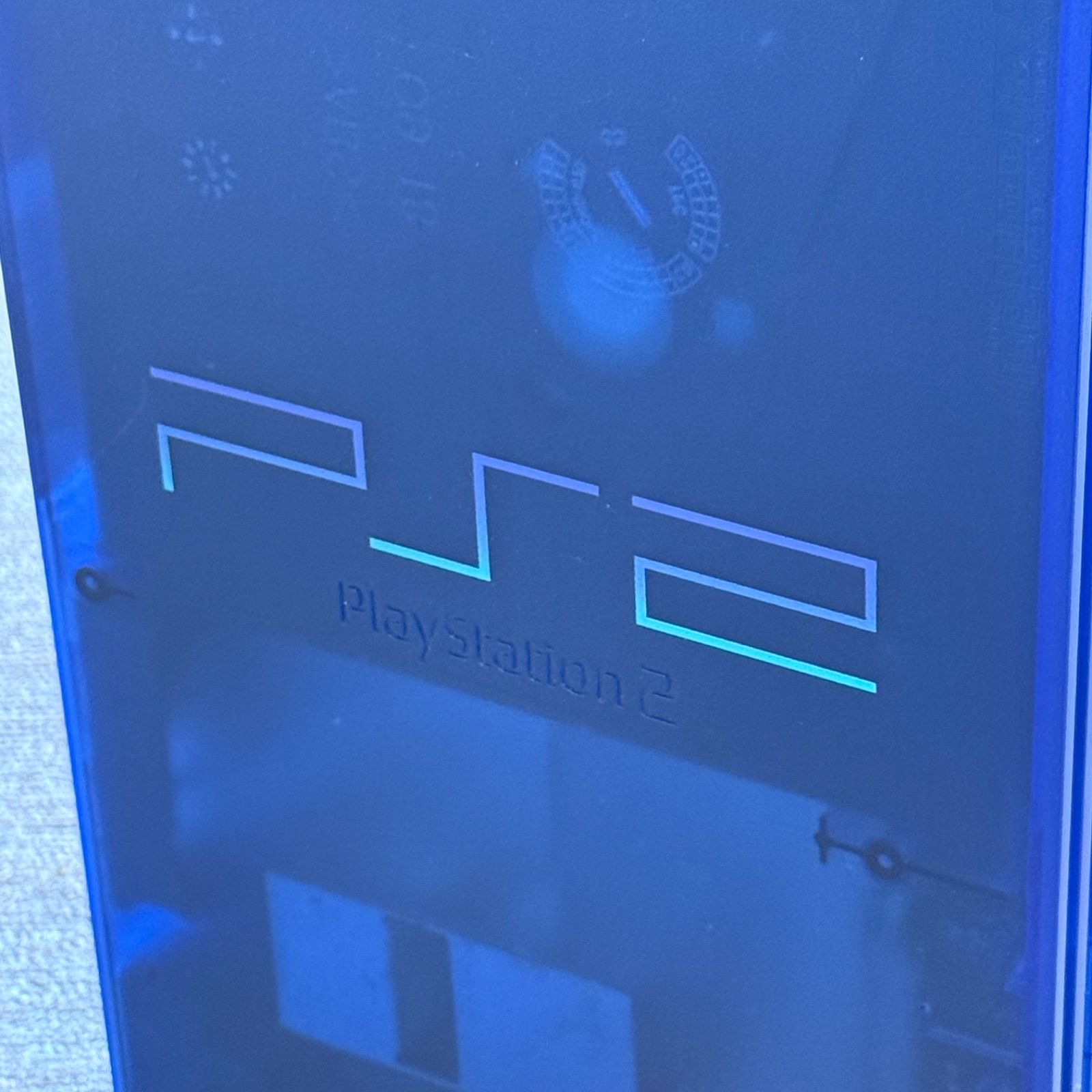 1-080【ジャンク】PS2 本体 SCPH-37000 オーシャン・ブルー - メルカリ