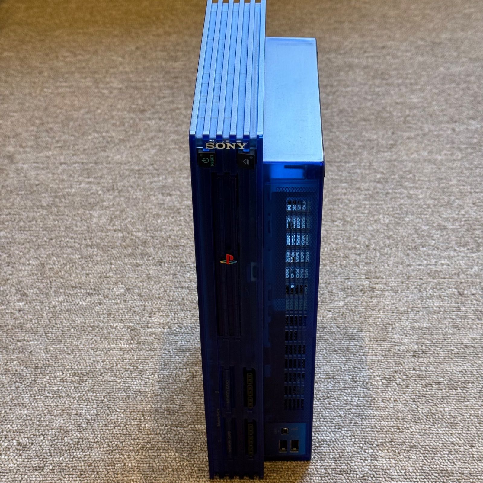 1-080【ジャンク】PS2 本体 SCPH-37000 オーシャン・ブルー - メルカリ