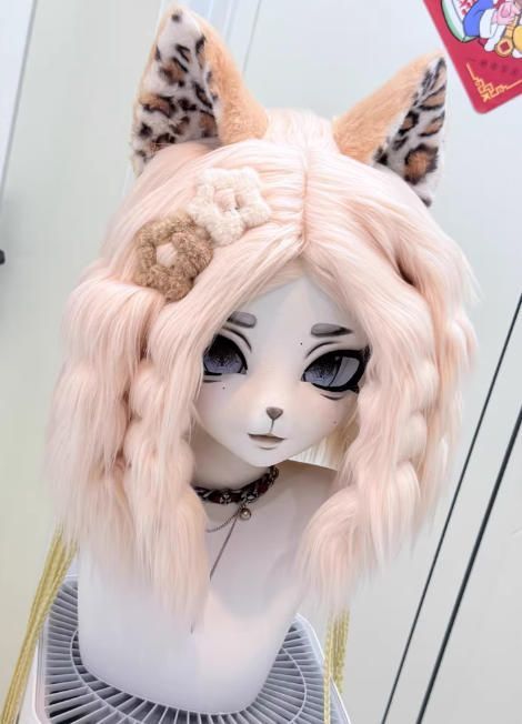 着ぐるみヘッド kigurumi NO.221 豹柄 ファースーツ 全頭ヘッド ケモノ