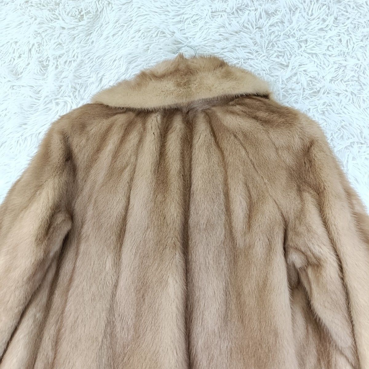着丈77cm デミバフミンク ファーコート ミンクコート リアルファー 貂