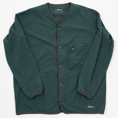NANGA ナンガ PLC CARDIGAN ナイロン カーディガン パッカブル