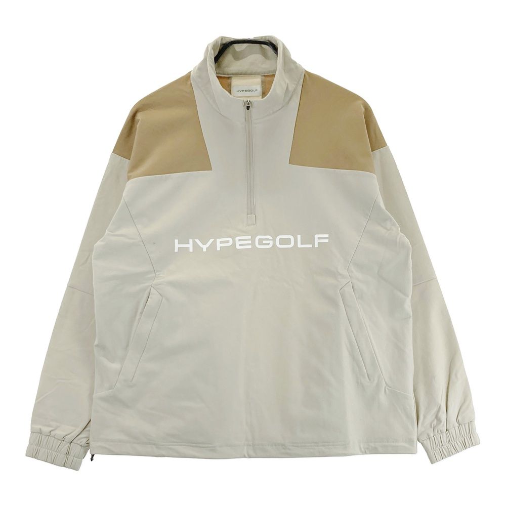 HYPEGOLF ゴルフウェア　ジャケット　ジップ サイズ：M HYPEGOLF ハイプゴルフ 裏起毛 ハーフジップブルゾン