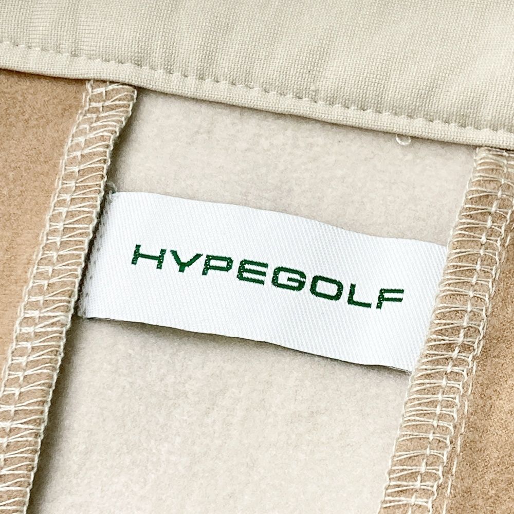 サイズ：M HYPEGOLF ハイプゴルフ 裏起毛 ハーフジップブルゾン