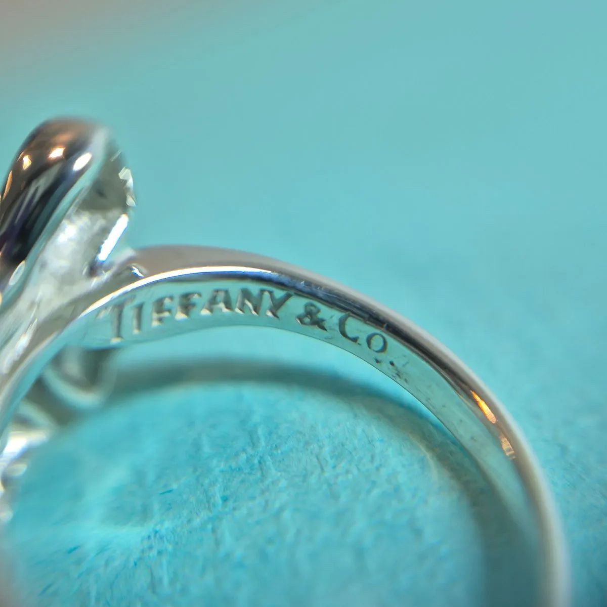 Tiffany & Co. ティファニー リボン リング 指輪 SV925 ピンキーリング