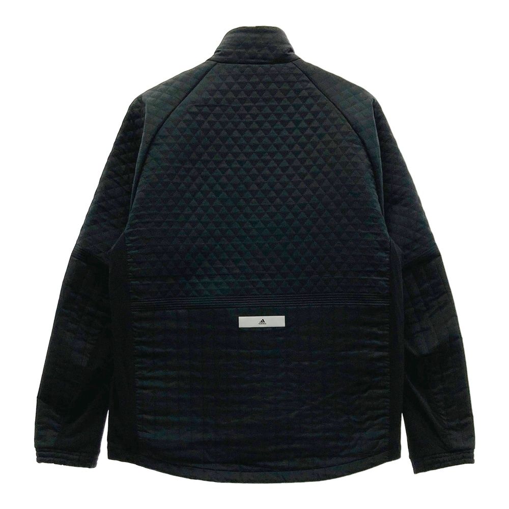 adidas ゴルフ　キルティングジャケット　黒　Lサイズ サイズ：L ADIDAS GOLF アディダスゴルフ ジップ キルティング