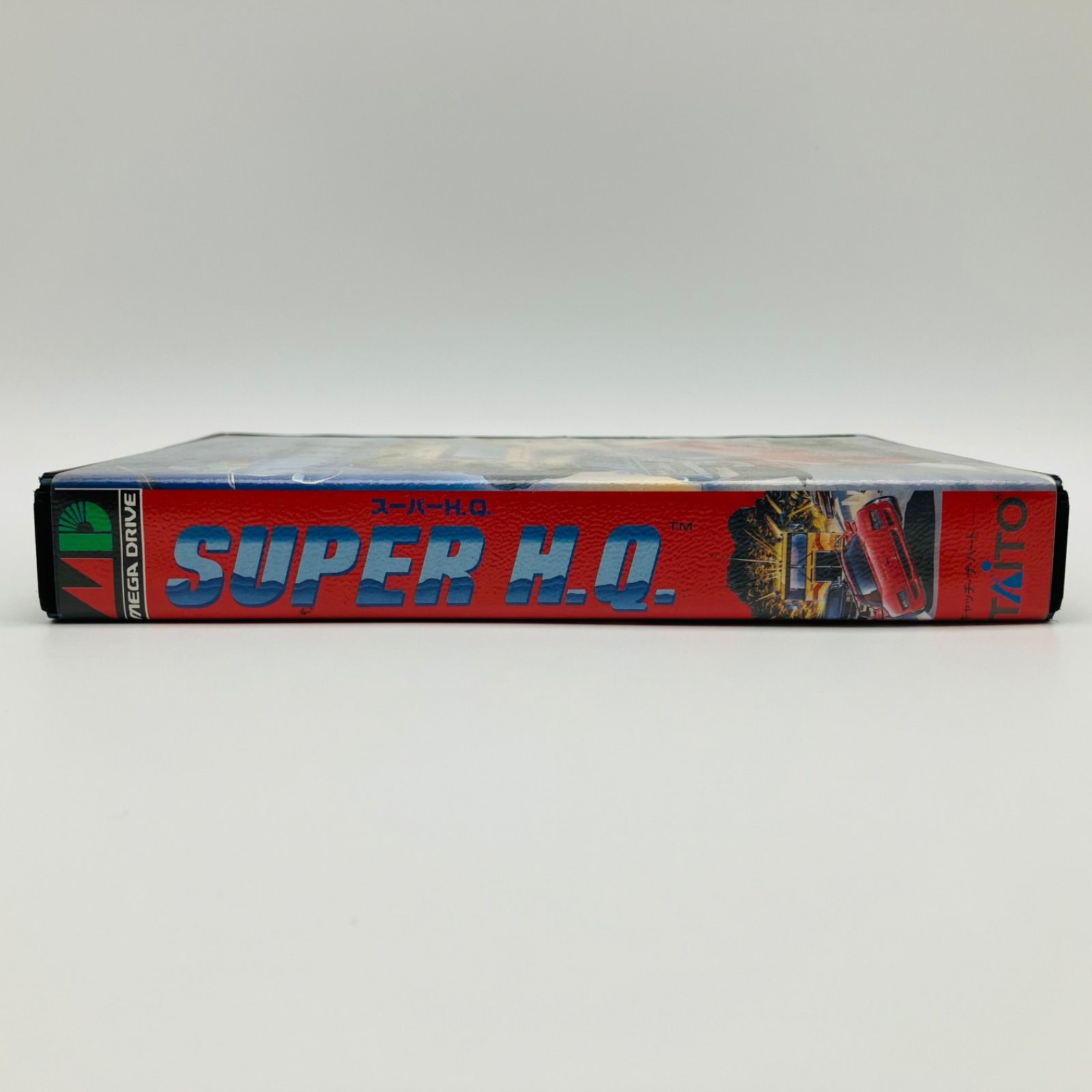 中古 ゲームソフト カセット MD メガドライブ スーパーH.Q. ケース付き