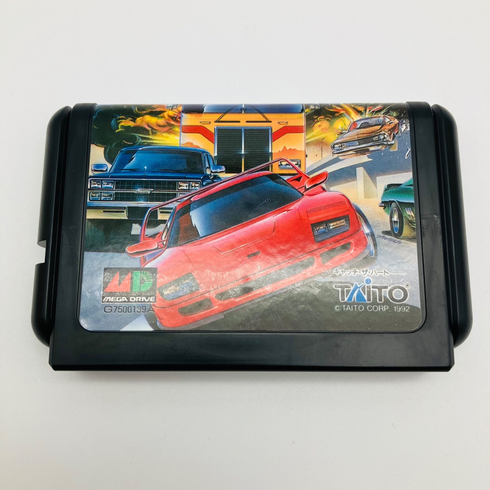 中古 ゲームソフト カセット MD メガドライブ スーパーH.Q. ケース付き