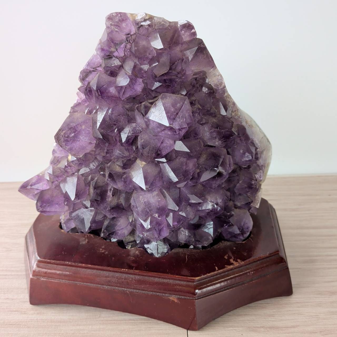 天然石 原石 紫水晶 置物 9*2様 天然石まとめ売り 鉱物標本 紫色結晶