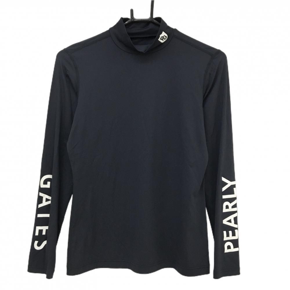 超美品】パーリーゲイツ ハイネックインナーシャツ ネイビー