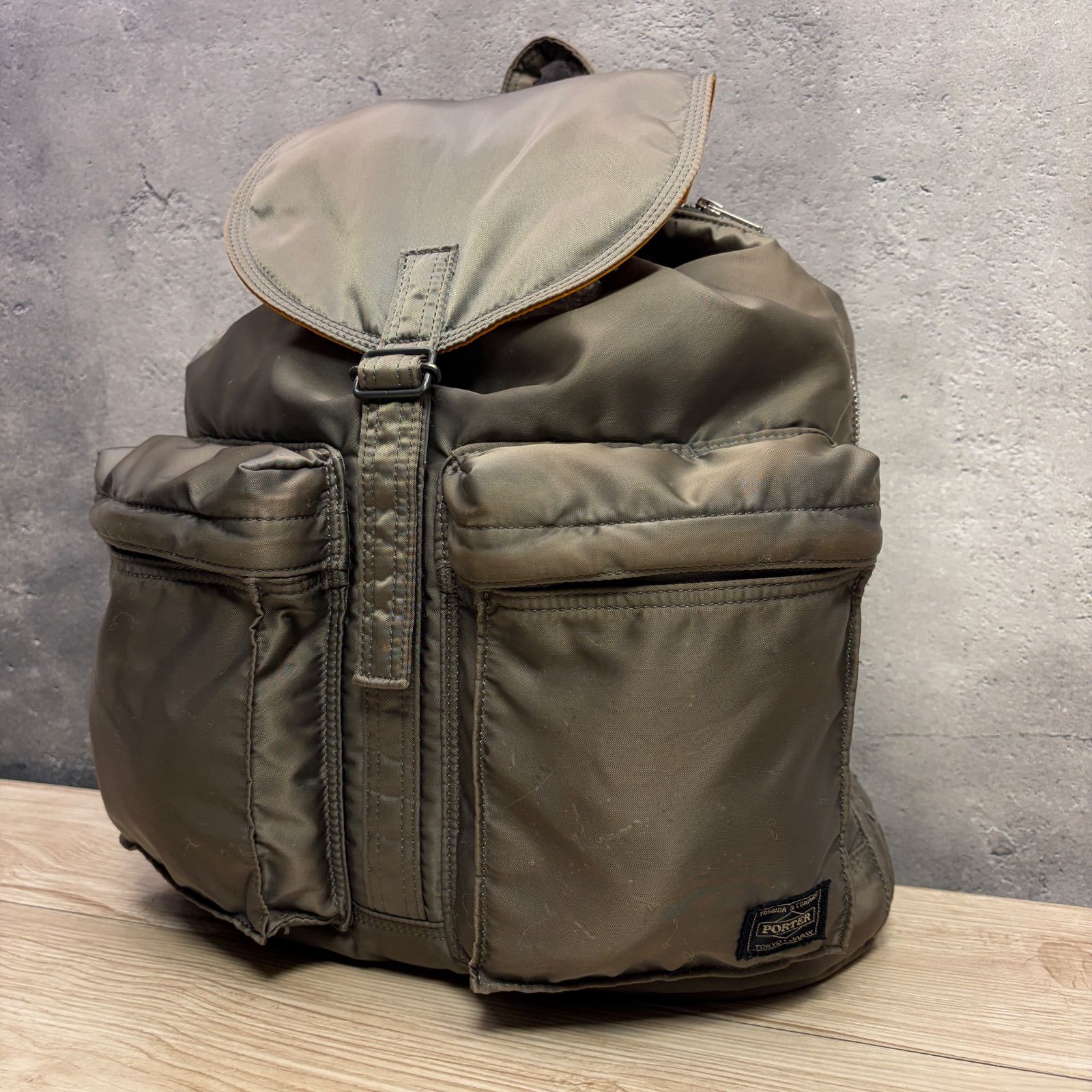 PORTER タンカー リュック シルバーグレー 旧ファスナー バックパック
