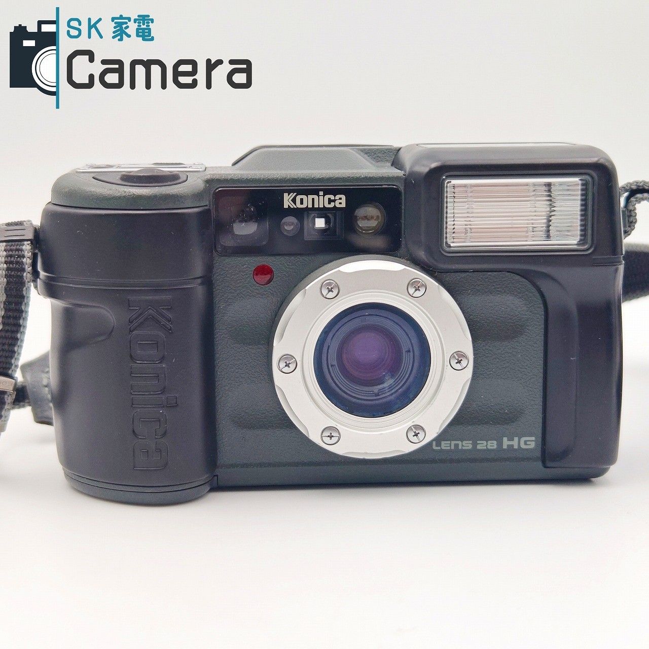 KONICA 現場監督 28HG 中古品 電池 フィルム付き 中古】 Konica 現場監督 28 HG コニカ テスト用フィルムにて確認済