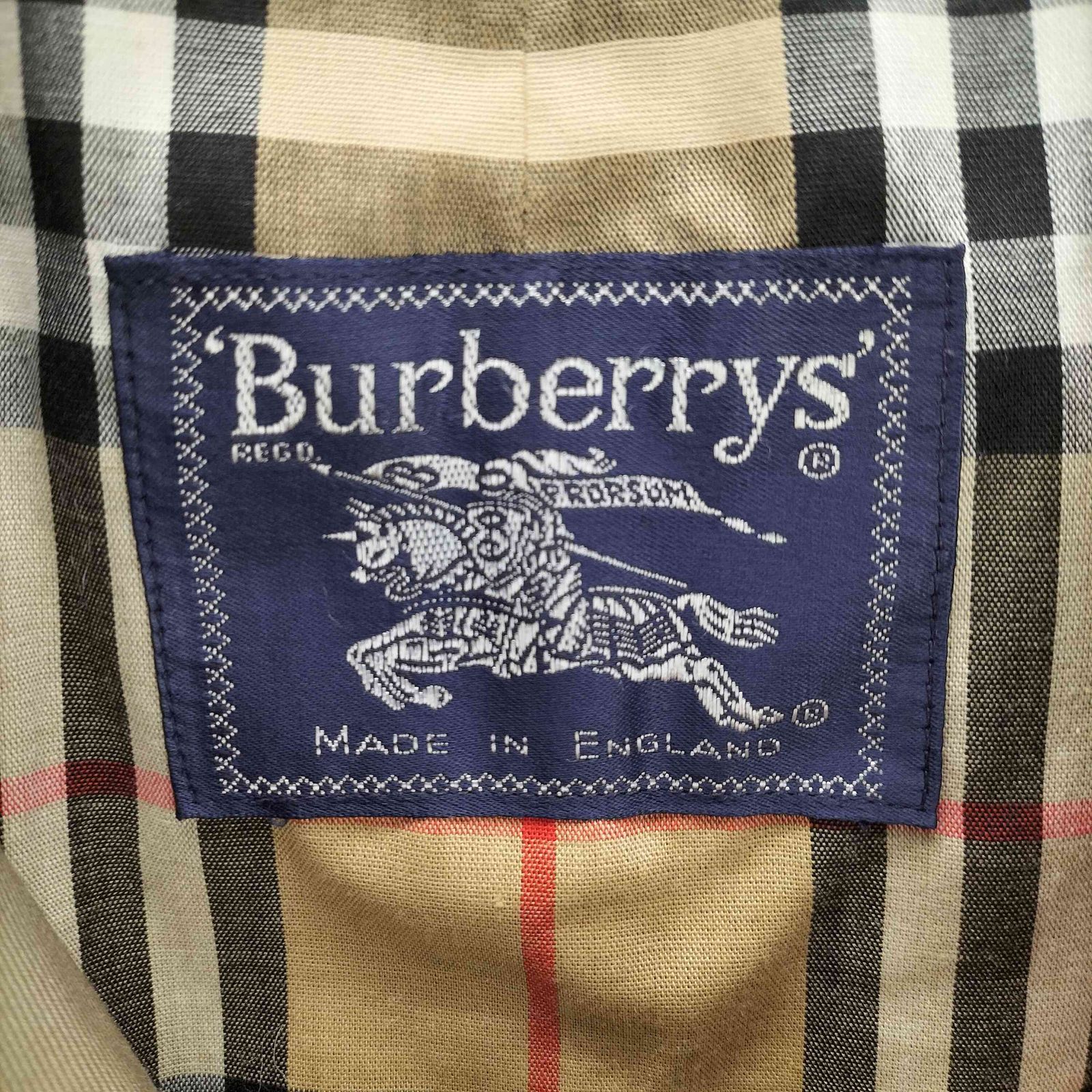 バーバリーズ BURBERRYS 80-90S 英国製 裏地ノバチェック バルマカーン