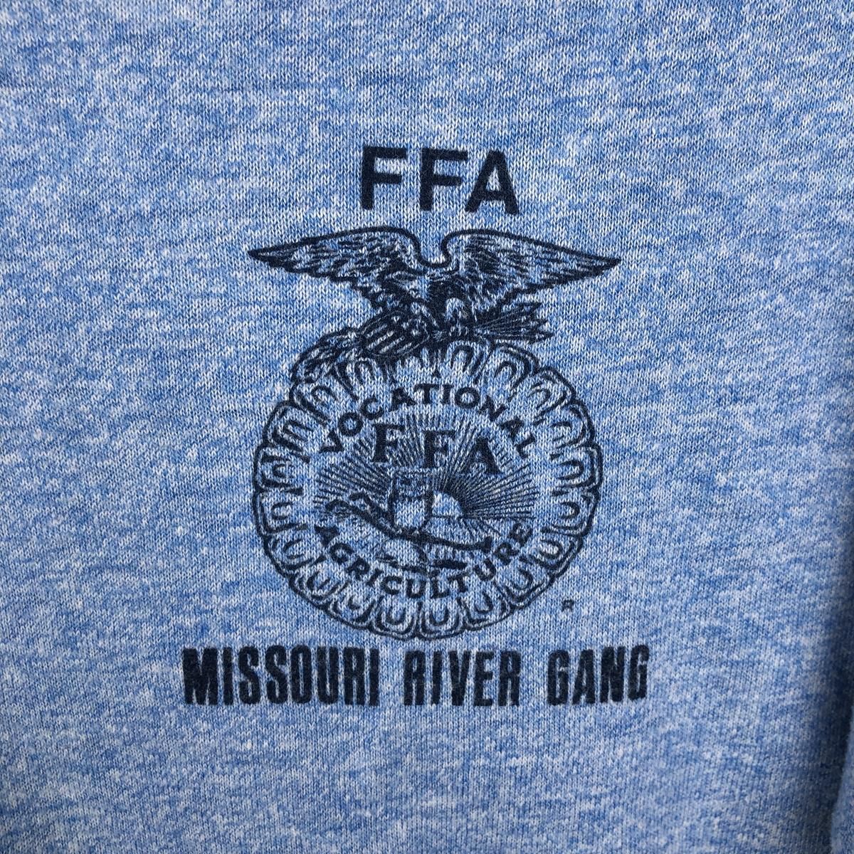 古着 80年代 Sportswear FFA リンガーTシャツ USA製 メンズL相当
