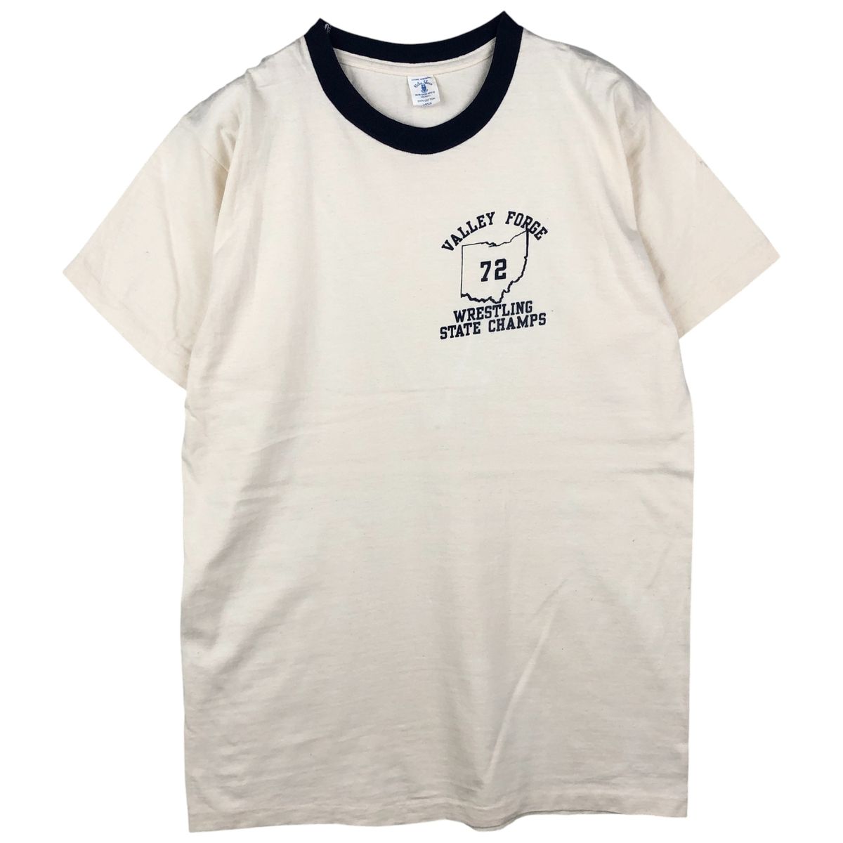 古着 70年代 ベルバシーン VELVA SHEEN カレッジ リンガーTシャツ