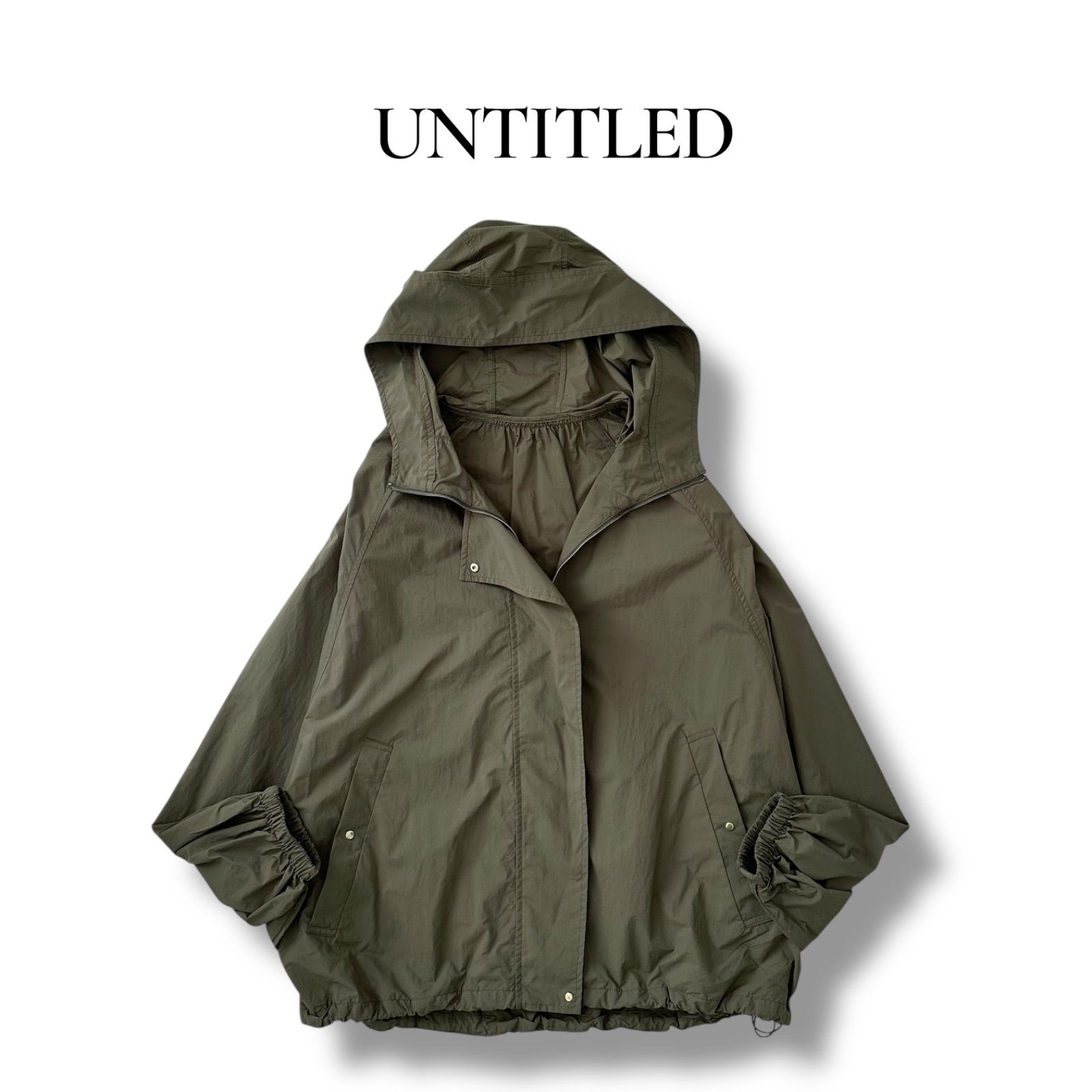 UNTITLED アンタイトル 撥水 軽い ナイロンマウンテンパーカー